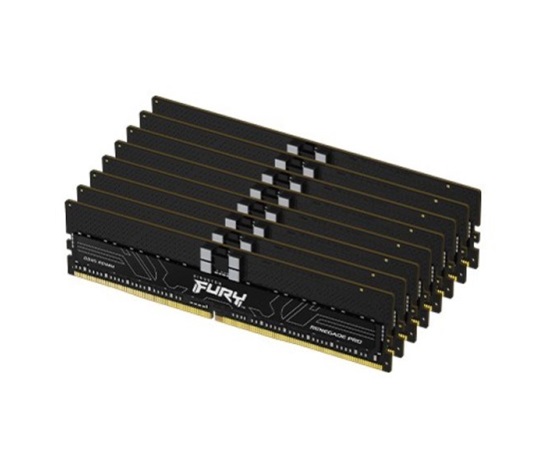 BAZAR KINGSTON DIMM DDR5 256GB (Kit of 8) 6400MT/s CL32 ECC 2Rx8 FURY Renegade Pro EXPO (ROZBALENO, PLNÁ ZÁRUKA)