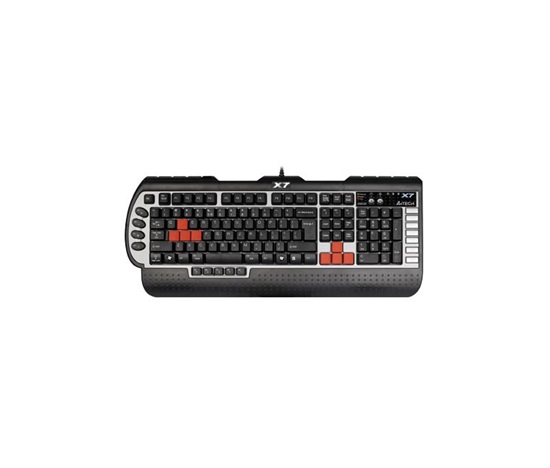 BAZAR - A4tech G800V, profesionální herní klávesnice, USB, CZ - Poškozený obal (Komplet)