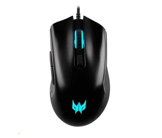 ACER drátová myš Predator Cestus 333,5 levels DPI,1ms,400 IPS,20 mil. kliků,USB 2.0,Black
