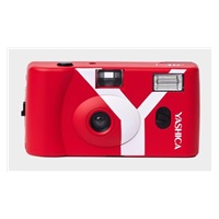 YASHICA MF-1 Snapshot Art Camera (Red) - analogový fotoaparát