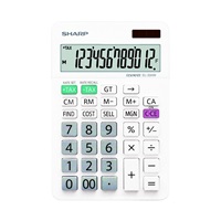 SHARP kalkulačka - SH-EL334W - bílá