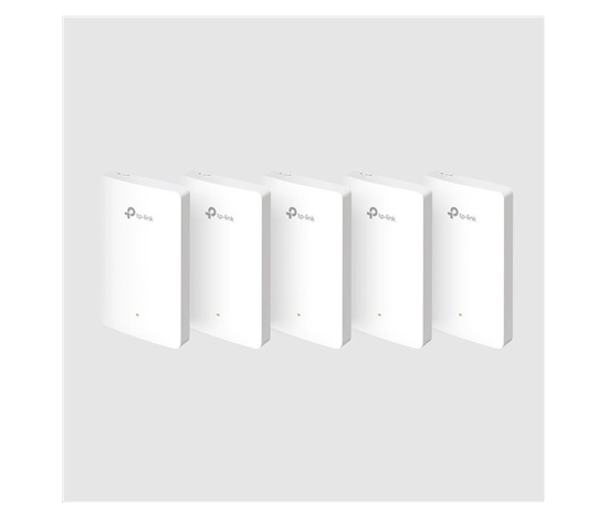TP-Link EAP615-Wall(5-pack) OMADA WiFi6 AP (AX1800,2,4GHz/5GHz,4xGbELAN,1xPoE-in,1xPoE-out,13W)