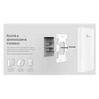 TP-Link EAP615-Wall(5-pack) OMADA WiFi6 AP (AX1800,2,4GHz/5GHz,4xGbELAN,1xPoE-in,1xPoE-out,13W)