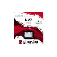 Kingston SSD 2TB NV3, M.2 2230, NVMe PCIe Gen4x4, (R: 6000MB/s; W: 5000MB/s)