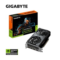 GIGABYTE VGA NVIDIA GeForce RTX 5050 WINDFORCE OC 8G, 8G GDDR6, 2xDP, 2xHDMI