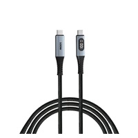 VERBATIM Kabel USB-C Sync & Charge, 100W, s displejem, 120cm