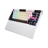 ASUS Klávesnice ROG Azoth X, Mechanická, Bezdrátová BT, RF 2.4GHz, US, bílá