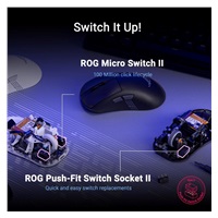 ASUS myš ROG Keris II Origin, bezdrátová herní myš, černá