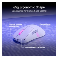 ASUS myš ROG Keris II Origin, bezdrátová herní myš, bílá