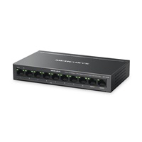 MERCUSYS switch MS110CMP (10x100Mb/s,8xPoE+,115W,fanless)