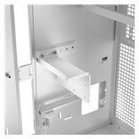 ASUS case PRIME AP303 TG WHITE, ATX, průhledná bočnice,1x120mm, bílá