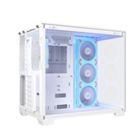 ASUS Case A32 PLUS TG ARGB, ATX, Průhledná bočnice, 4x 120mm ARGB Fan, Bílá