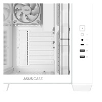 ASUS Case A32 PLUS TG ARGB, ATX, Průhledná bočnice, 4x 120mm ARGB Fan, Bílá