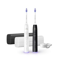 Philips Sonicare 6500 Gentle clean sada elektrických zubních kartáčků, 2 kusy, černá a bílá