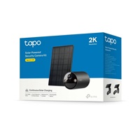 TP-Link Tapo C411 KIT venkovní kamera, solární panel (3MP, 2K QHD, 1296p, IR 9m, WiFi, micro SD card, IP65)