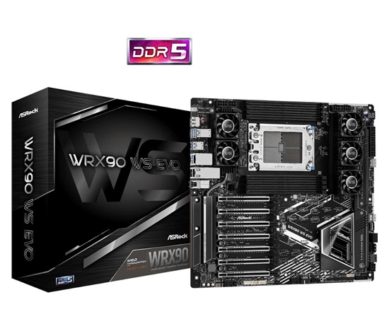 ASRock MB Sc sTR5 WRX90 WS EVO, AMD WRX90, 8xDDR5, 1xDP, EEB