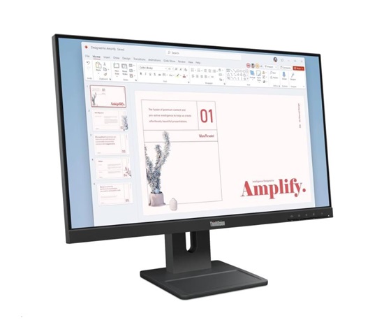 LENOVO LCD ThinkVision E24-40 - 23.8",IPS,mat,16:9,1920x1080,178° / 178°,4/6ms,250cd/m2,1300:1,DP,HDMI,VGA,PIVOT,VESA,3Y