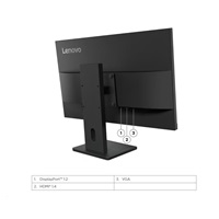 LENOVO LCD ThinkVision E24-40 - 23.8",IPS,mat,16:9,1920x1080,178° / 178°,4/6ms,250cd/m2,1300:1,DP,HDMI,VGA,PIVOT,VESA,3Y