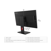 LENOVO LCD ThinkVision T32UD-40 - 32",IPS,mat,16:9,3840x2160,178°/178°,4/6ms,350cd/m2,1500:1,DP,HDMI,VGA,PIVOT,VESA,3Y