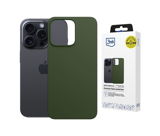 3mk ochranný kryt HARDY MagSilicone pro Apple iPhone 13 Pro Max Alpine Green