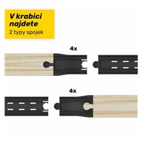 Intelino Univerzální adaptér na dřevěné koleje