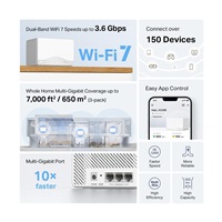 MERCUSYS Halo H25BE(2-pack) WiFi7 Mesh (BE3600,2,4GHz/5GHz,3xGbELAN/WAN)