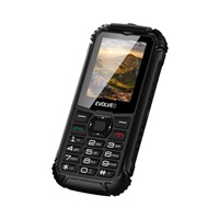 EVOLVEO StrongPhone Q1, vodotěsný odolný Dual SIM telefon, černý