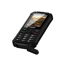 EVOLVEO StrongPhone Q1, vodotěsný odolný Dual SIM telefon, černý