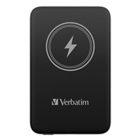 Bazar- VERBATIM Powerbanka Charge 'n' Go, Magnetická, 10000 mAh, USB-C, Černá Rozbaleno