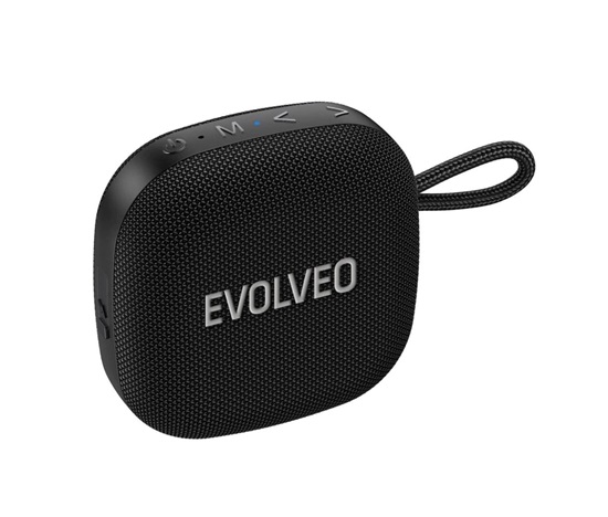 EVOLVEO TopSound, bezdrátový vodotěsný bluetooth reproduktor s rádiem, černý