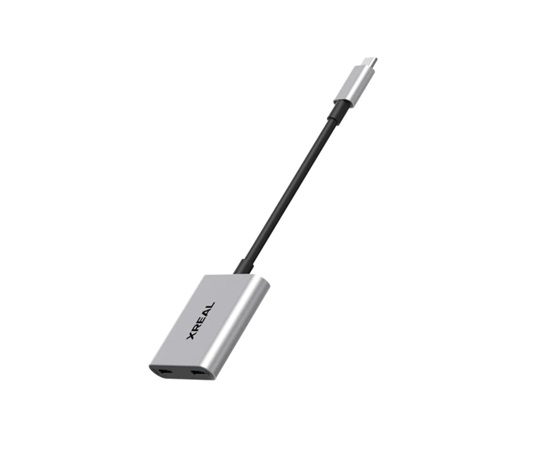 XREAL Dokovací stanice USB-C, 45W, Pro XREAL Brýle, šedá