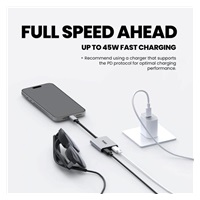 XREAL Dokovací stanice USB-C, 45W, Pro XREAL Brýle, šedá