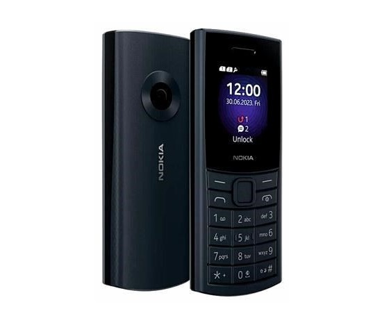 BAZAR - Nokia 110 Dual SIM, 4G, černo-modrá (2023), (CZ, SK, HU), poškozený obal