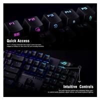 ASUS klávesnice ROG STRIX SCOPE II X, mechanická, drátová, ROG NX Snow V2, US