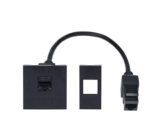 Solight RJ45 Cat6 doplňkový modul pro vestavné zásuvky série PP128