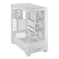 BAZAR ASUS case A31 PLUS TG ARGB, Mid Tower, Průhledná bočnice, 4x120mm ARGB Fan, ARGB Hub, bílá (POŠKOZENÝ OBAL)