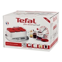 BAZAR - Tefal YG660 jogurtovač, 600 W, 6 nádob, bílá - Poškozený obal (Komplet)