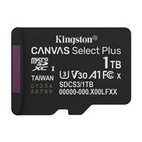 Kingston MicroSDXC karta 1TB Canvas Select Plus, U3, V30, A1