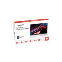 Verbatim Přenosný dotykový monitor 14" FHD LIGHT s powerbankou 5000mAh