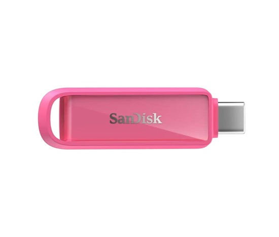SanDisk Flash Disk 256GB iXpand Phone Drive USB-C, růžová
