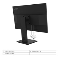 LENOVO LCD E27Q-40 - 27",IPS,16:9,2560x1440,100Hz,350cd/m2,1500:1,4ms(GtG),DP,2x HDMI (TMDS),repro,Pivot