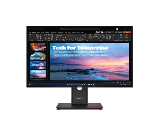 LENOVO LCD T27QD-40 - 27",IPS,16:9,2560x1440,120Hz,350cd/m2,1500:1,4ms,HDMI,DP,DPout,DC,USB Hub,USB-C(96W PD),RJ45,Pivot