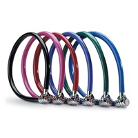 Master Lock Ocelové kombinační lanko na kolo  8631_55cm, černé