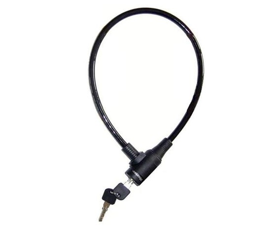 Master Lock Ocelové lanko na kolo  8269EURDPRO_65cm, černé