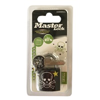 Master Lock Visací zámek  z pevného hliníku 3430EURDSKULL - 30mm