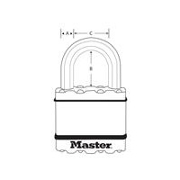 Master Lock Mosazný visací zámek -  Excell - 45mm
