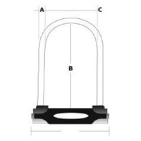 Master Lock Zámek na kolo  8195EURDPRO - 210mm