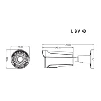 Veria AHD bullet kamera  LBV40AD400V-L