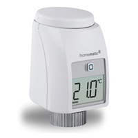 Homematic IP  Termostatická hlavice Optimal (UK) - HmIP-eTRV-2-UK - Obrácený displej pro horizontální čtení