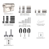 Ezviz  - Nastavitelná vložka zámku  pro chytrý zámek  (CS-DL-JXSX/DIY)